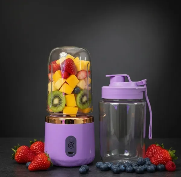 Dual-cup_Juicer_-_Purple