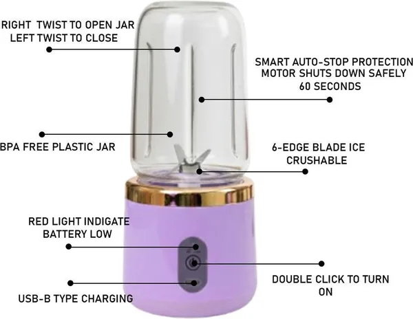 Dual-cup_Juicer_-_Purple