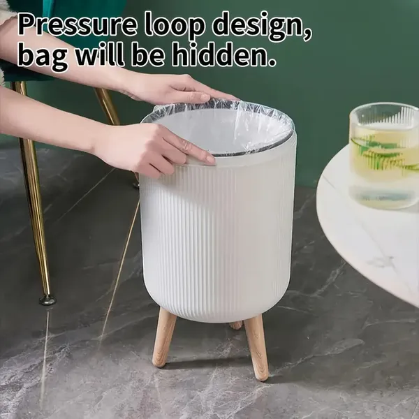 Dustbin_with_Legs_(White_&_Brown)