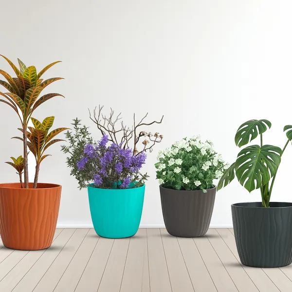 Multicolor_Flower_Pot_Good_Morning_Multi_(Pack_Of_5)_For_Home_Decor_(ONLY_FLOWER_POTS,_NO_PLANTS)