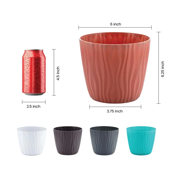 Multicolor_Flower_Pot_Good_Morning_Multi_(Pack_Of_5)_For_Home_Decor_(ONLY_FLOWER_POTS,_NO_PLANTS)