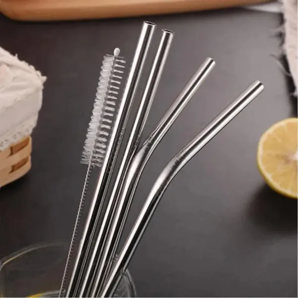 SS_Straw_Set_(Straight_Straw_-_2pc,_Bent_Straw_-_2pc,_Straw_Cleaning_Brush_-_1pc)
