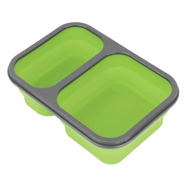 Silicone_lunch_box_(2_compartment)_-_Green