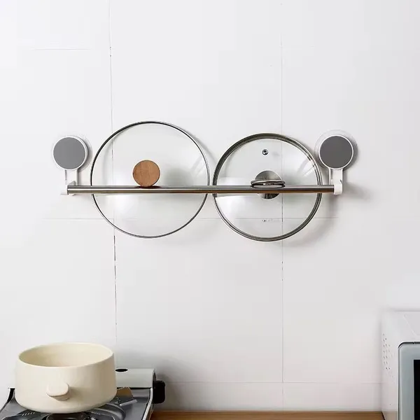 White_Self_Adhesive_Towel_Holder