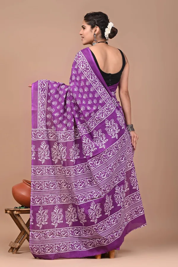 Royal_Purple_Soft_Mulmul_Cotton_Saree