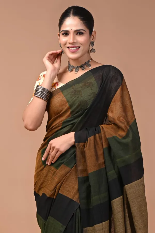 Elegance_Pure_Khadi_Cotton_Saree