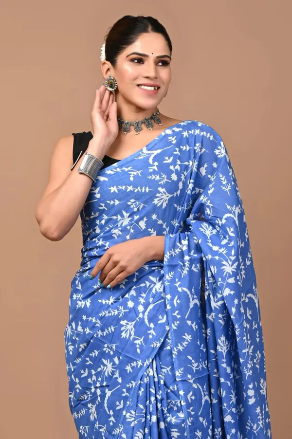 Sky_Blue_Soft_Mulmul_Cotton_Saree