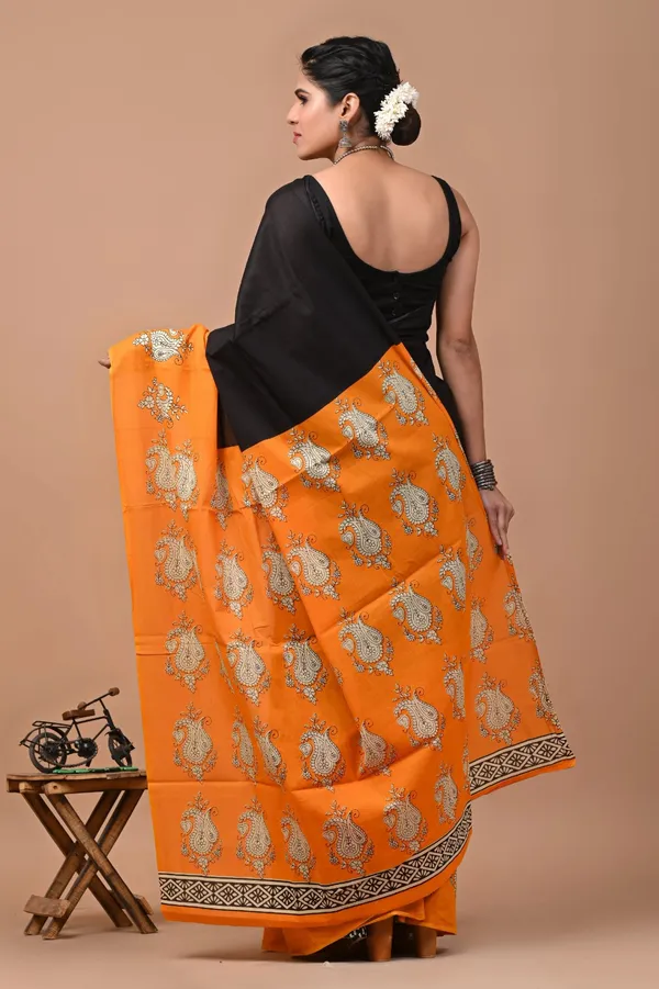 Black_Soft_Mulmul_Cotton_Saree