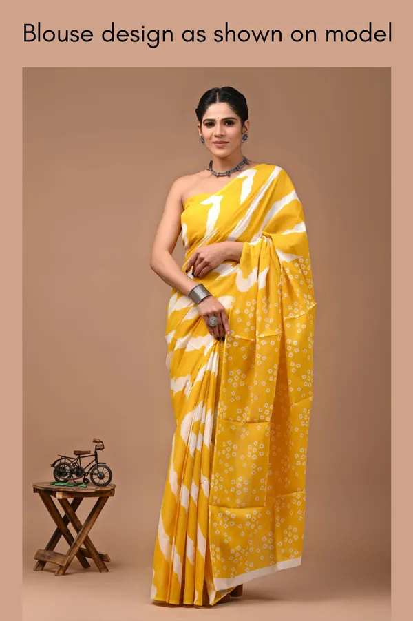 Bright_Yellow_Soft_Mulmul_Cotton_Saree