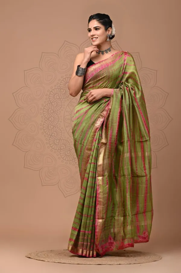 Olive_Green_Premium_Maheshwari_Silk_Saree