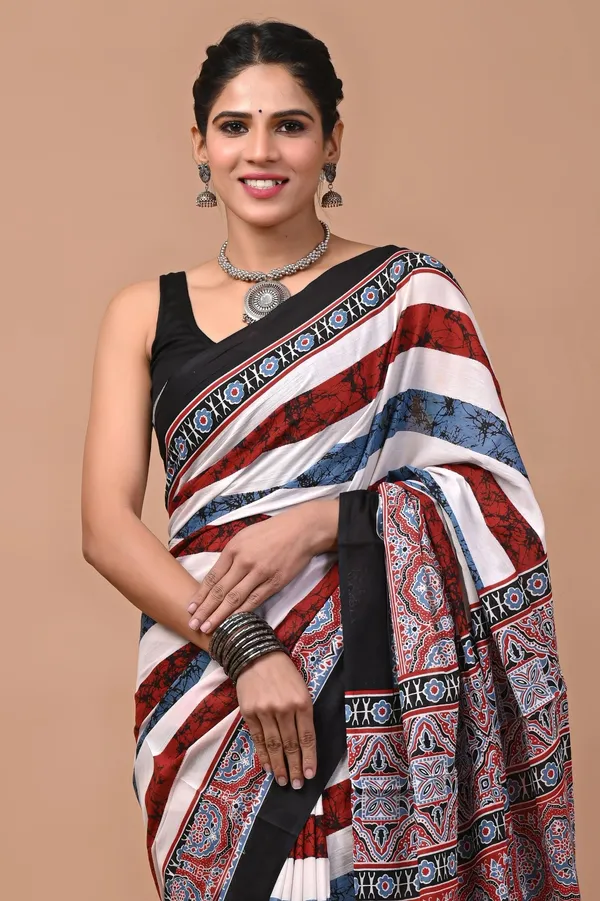 Multicolour_Soft_Mulmul_Cotton_Saree