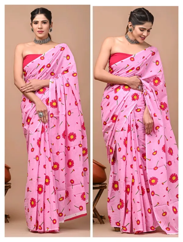 Baby_Pink_Soft_Mulmul_Cotton_Saree