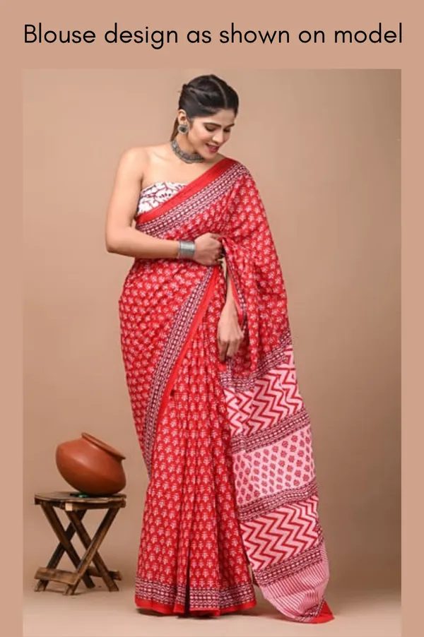 Crimson_Red_Soft_Mulmul_Cotton_Saree