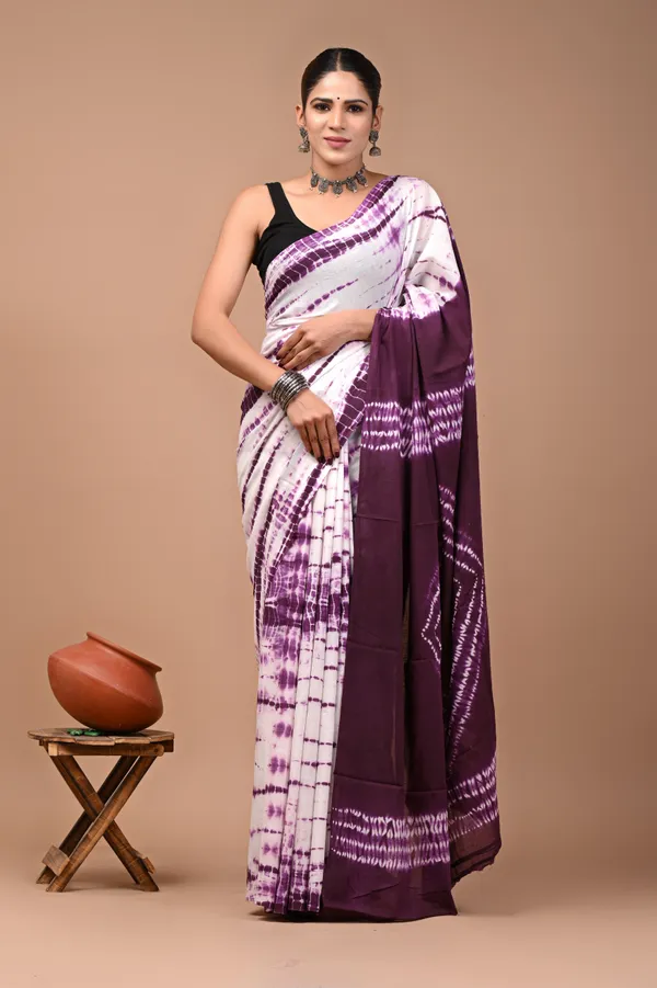 White_Soft_Mulmul_Cotton_Saree