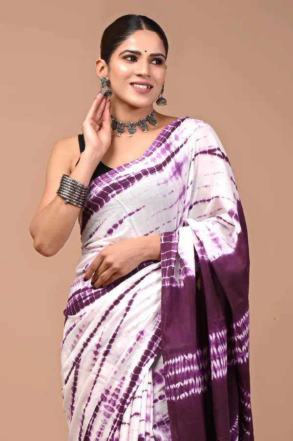 White_Soft_Mulmul_Cotton_Saree