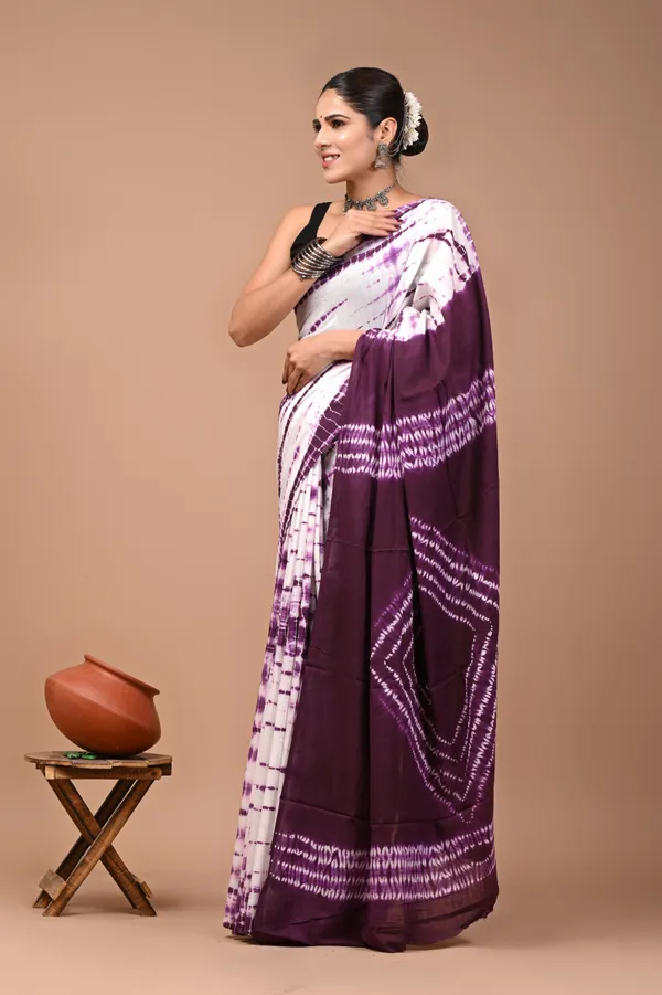 White_Soft_Mulmul_Cotton_Saree