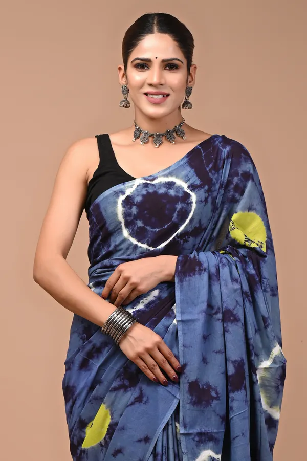 Navy_Blue_Soft_Mulmul_Cotton_Saree