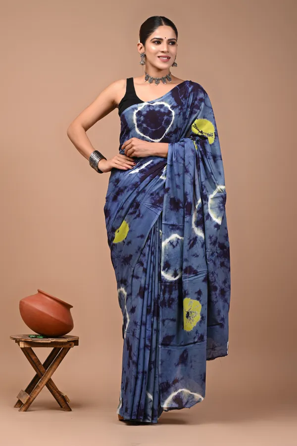 Navy_Blue_Soft_Mulmul_Cotton_Saree