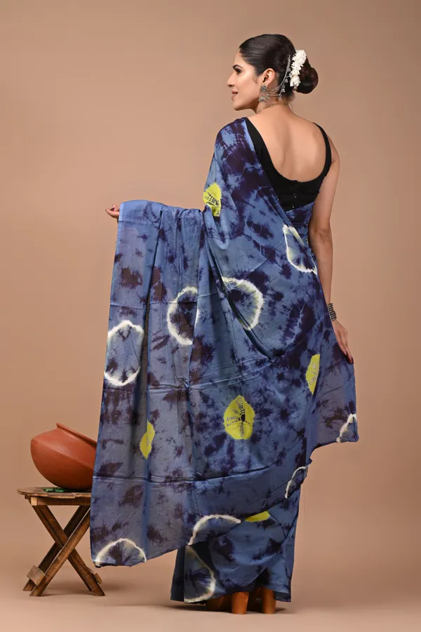 Navy_Blue_Soft_Mulmul_Cotton_Saree