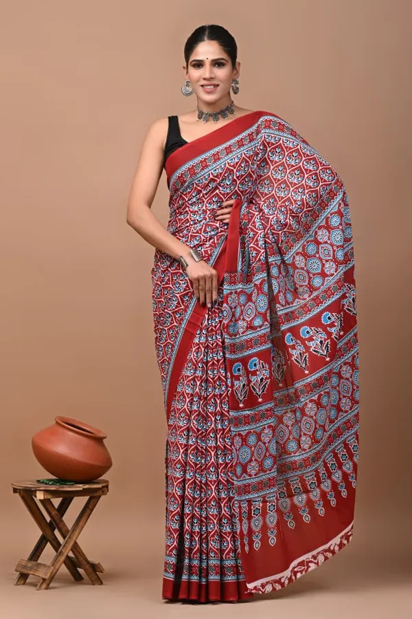 Multicolour_Soft_Mulmul_Cotton_Saree