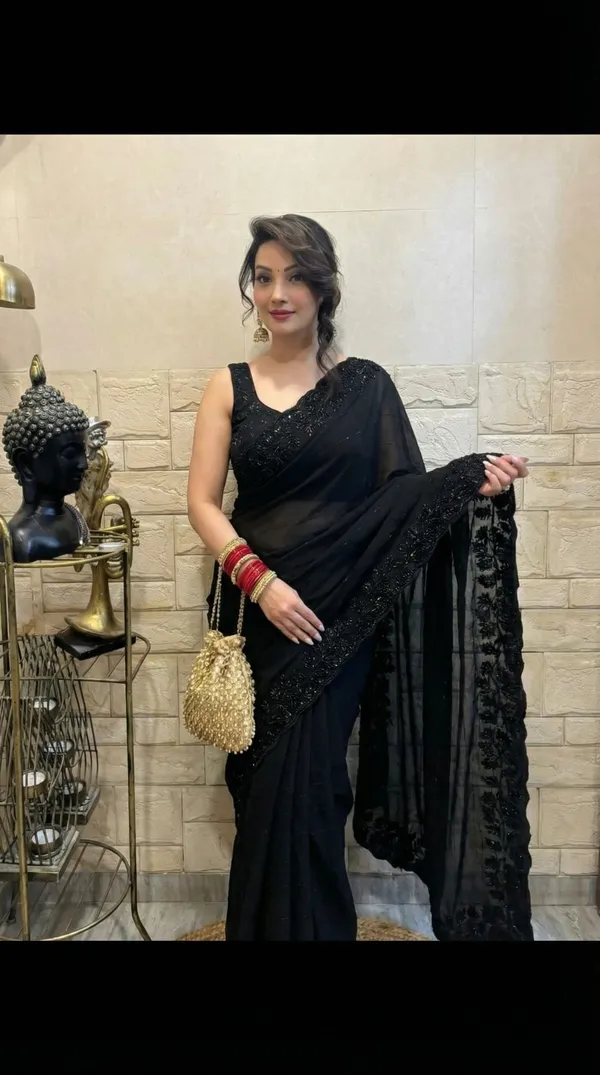 Black_Mystique_-_The_Dark_Affair_|_Pure_Fox_Georgette_Beads_&_Cutwork_Designer_Saree_with_Unstitched_Blouse