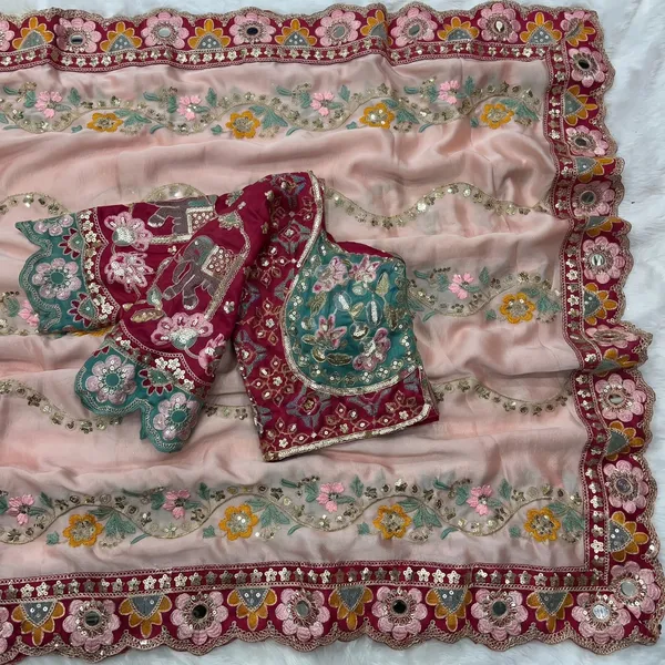 Soft_Peach_-_Pure_Rangoli_Silk_Embroidered_Saree_with_Mirror_Work_&_Full_Stitched_Blouse_-_Party_Wear