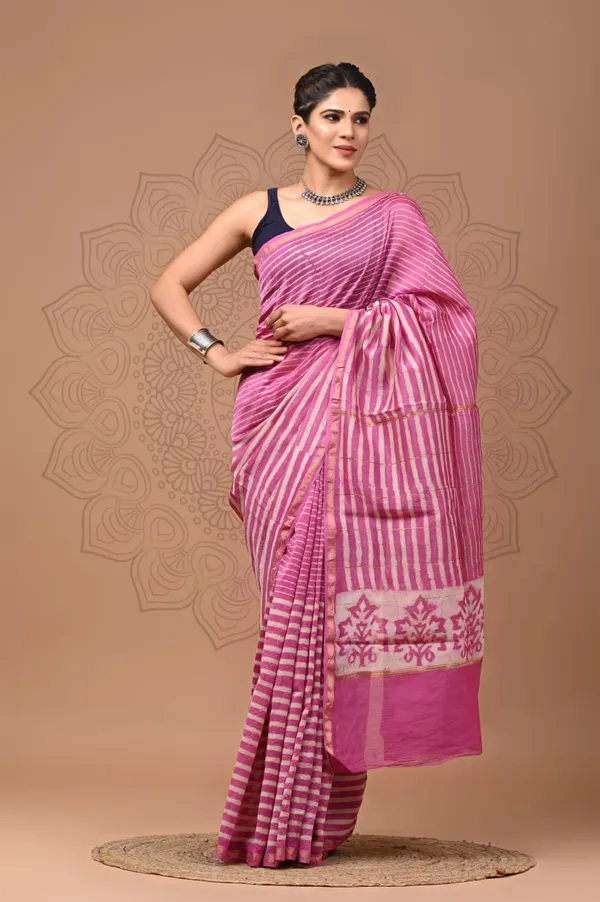 Pink_Royal_Chanderi_Silk_Saree_For_Women