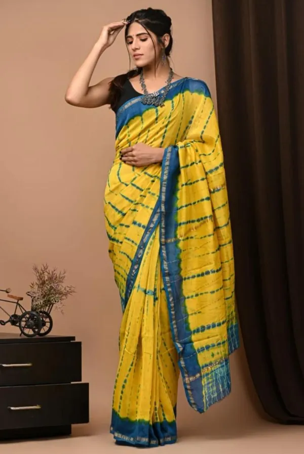 Yellow_Royal_Chanderi_Silk_Saree_For_Women
