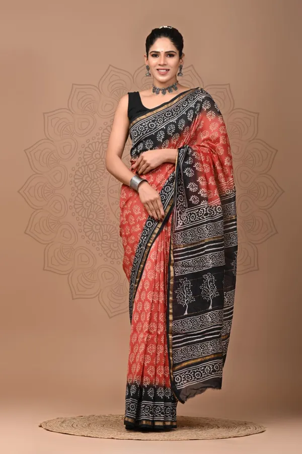 Red_Royal_Chanderi_Silk_Saree_For_Women