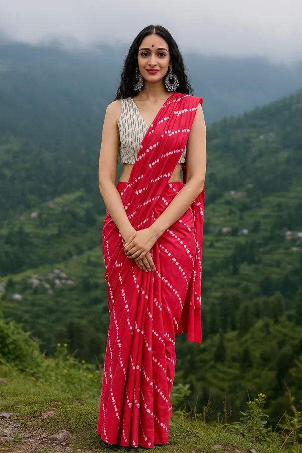 Pink_Soft_Mulmul_Cotton_Saree_For_Women