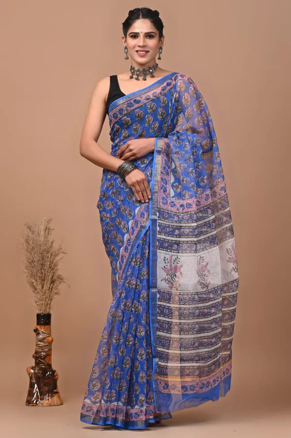 Blue_Elegant_Pure_Kota_Saree_For_Women