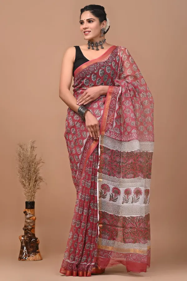 Maroon_Elegant_Pure_Kota_Saree_For_Women