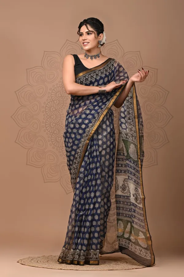 Blue_Elegant_Pure_Kota_Saree_For_Women
