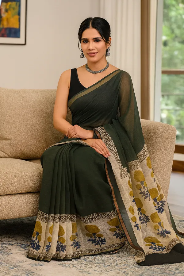 Green_Elegant_Pure_Kota_Saree_For_Women
