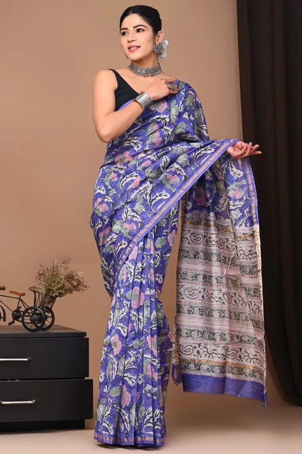 Blue_Royal_Chanderi_Silk_Saree_For_Women