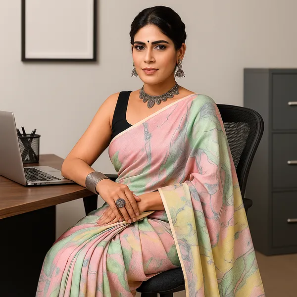 Green_Royal_Chanderi_Silk_Saree_For_Women
