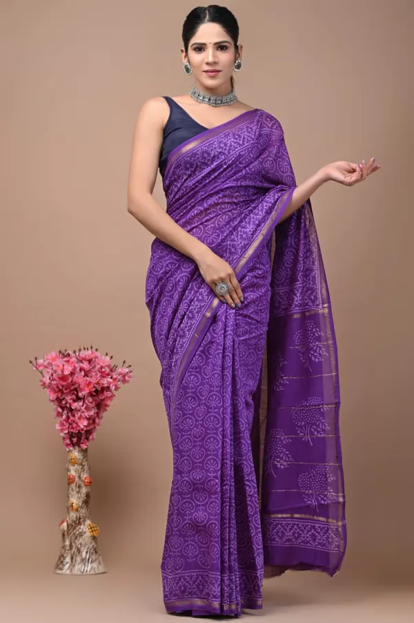Purple_Royal_Chanderi_Silk_Saree_For_Women