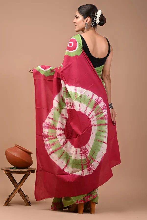 Green_Soft_Mulmul_Cotton_Saree