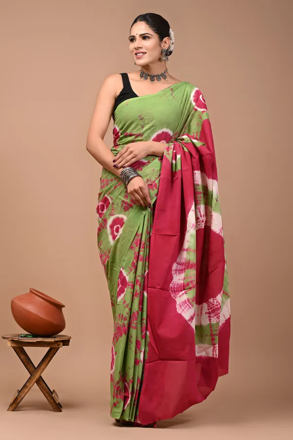 Green_Soft_Mulmul_Cotton_Saree