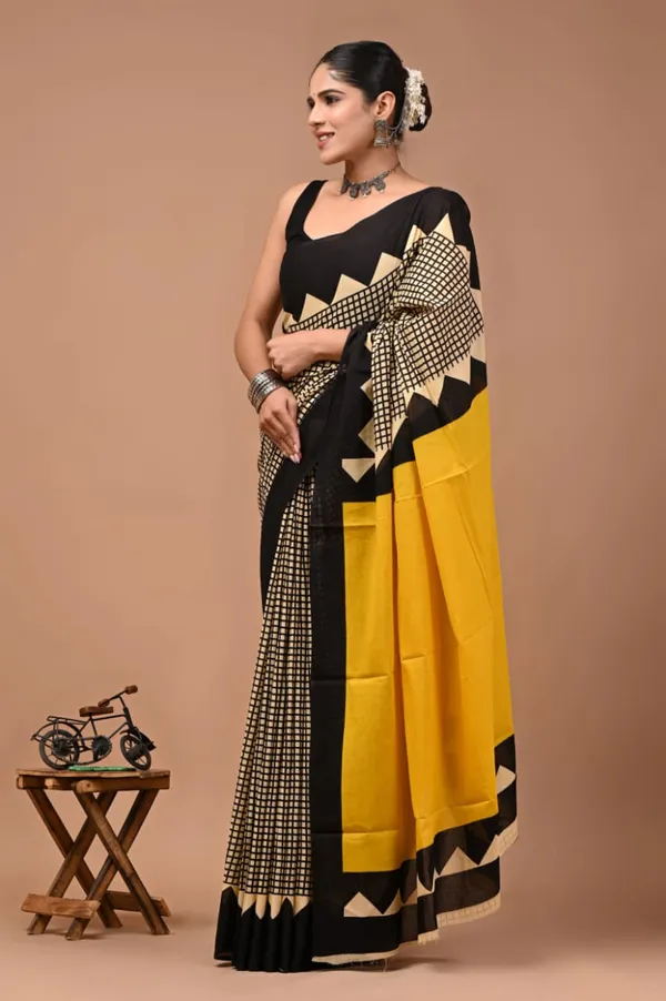 Black_Soft_Mulmul_Cotton_Saree