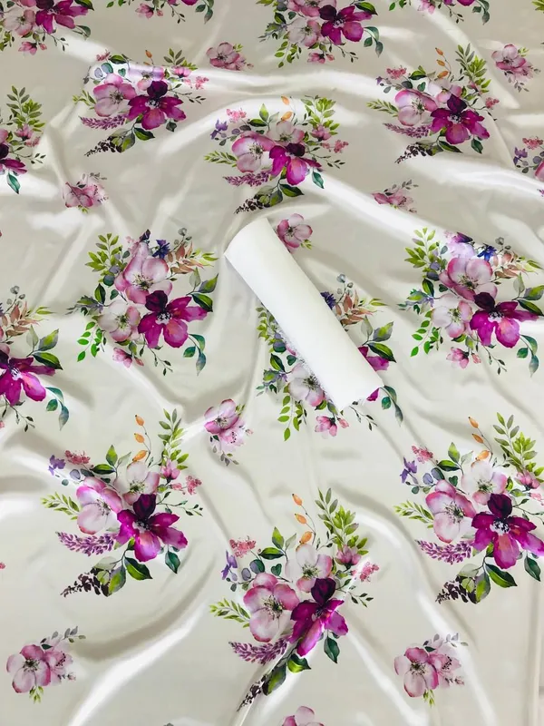 Deep_Magenta_Ivory_White_-_The_Garden_Luxe_|_Heavy_Japan_Satin_Floral_Printed_Saree_with_Mono_Bangalore_Silk_Unstitched_Blouse