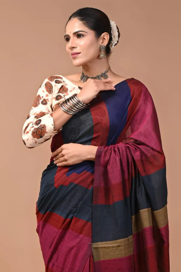 Elegance_Pure_Khadi_Cotton_Saree
