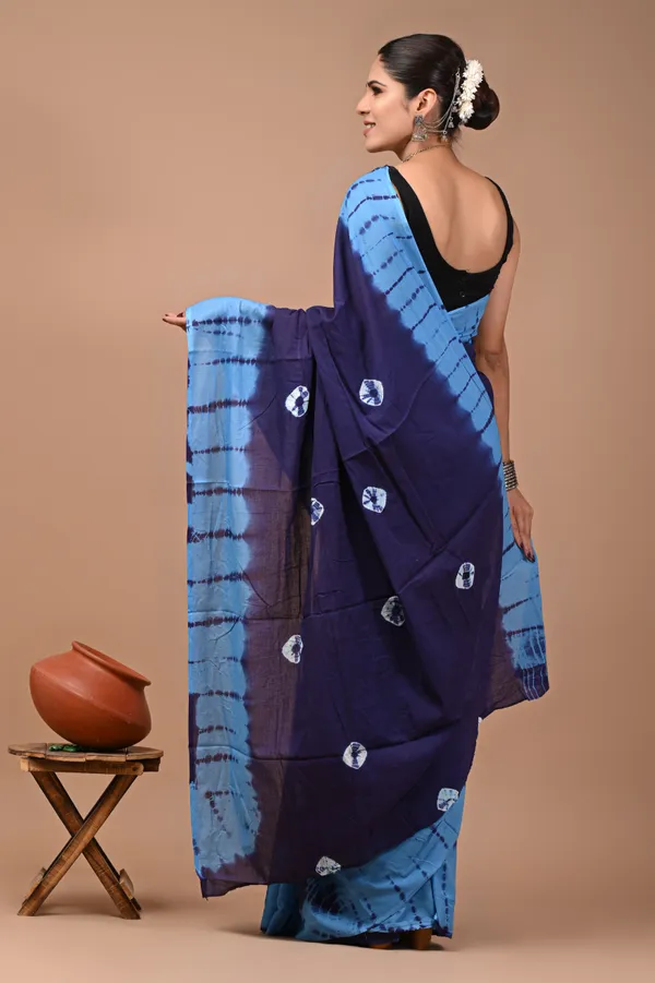 Navy_Blue_Soft_Mulmul_Cotton_Saree