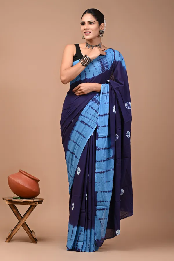 Navy_Blue_Soft_Mulmul_Cotton_Saree