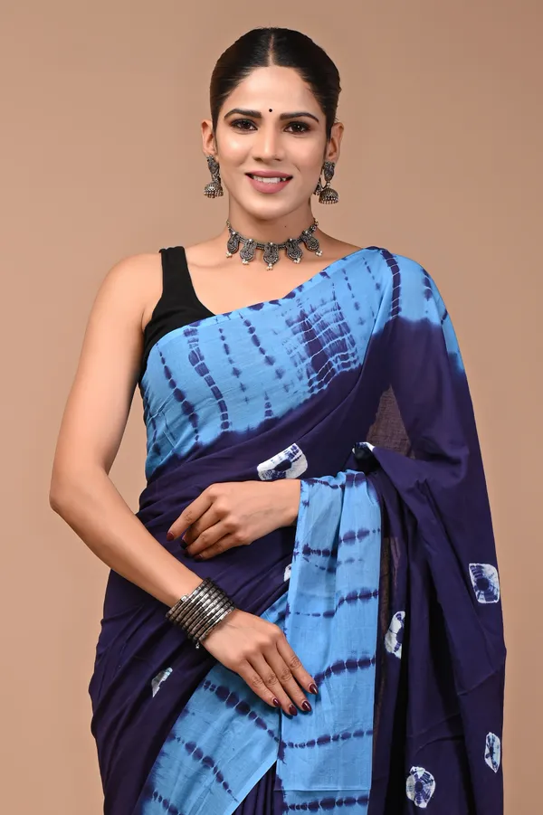 Navy_Blue_Soft_Mulmul_Cotton_Saree