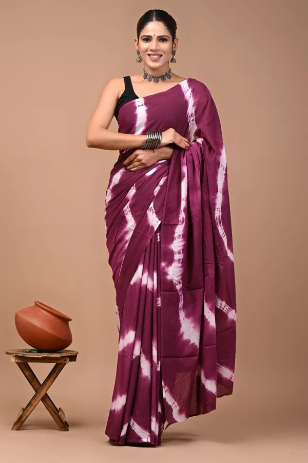 Purple_Soft_Mulmul_Cotton_Saree