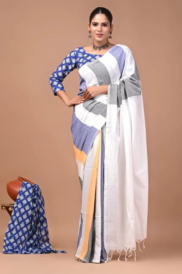 Elegance_Pure_Khadi_Cotton_Saree