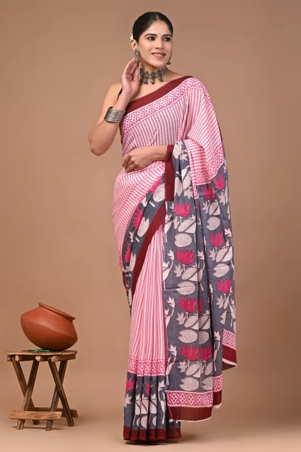 Baby_Pink_Soft_Mulmul_Cotton_Saree