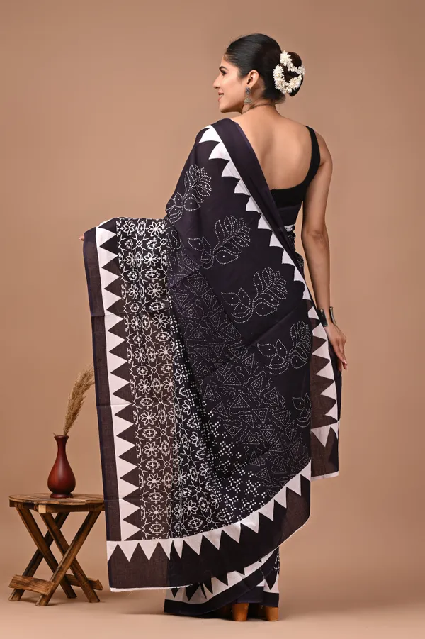 Black_Soft_Mulmul_Cotton_Saree
