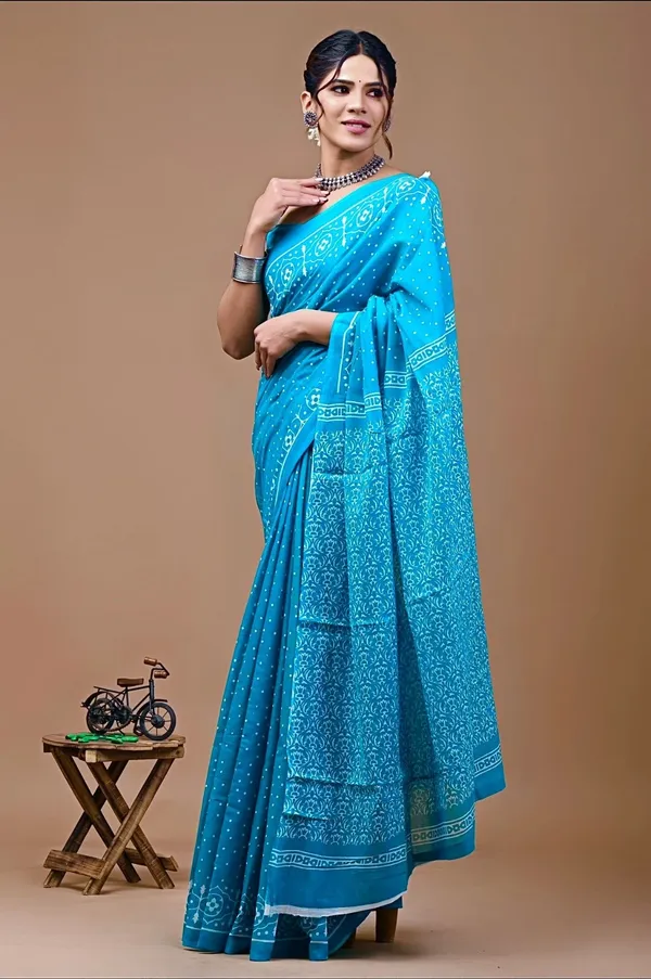 Sky_Blue_Soft_Mulmul_Cotton_Saree